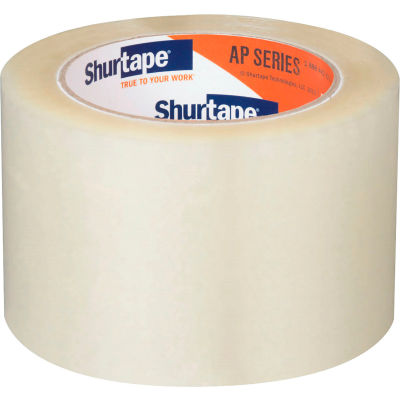 Shurtape® AP 201 Carton Sealing Tape 3" x 110 Yds. 2 Mil Clear - Pkg Qty 24
