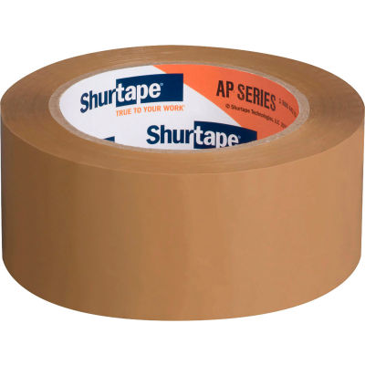 Shurtape® AP 201 Carton Sealing Tape 2" x 110 Yds. 2 Mil Tan - Pkg Qty 36
