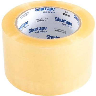 Shurtape® AP 180 Carton Sealing Tape 3" x 110 Yds. 1.8 Mil Clear - Pkg Qty 24