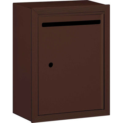Letter Box 2240ZU - 15"W x 7-1/2"D x 19"H Standard, Surface Mounted, Bronze, USPS Access