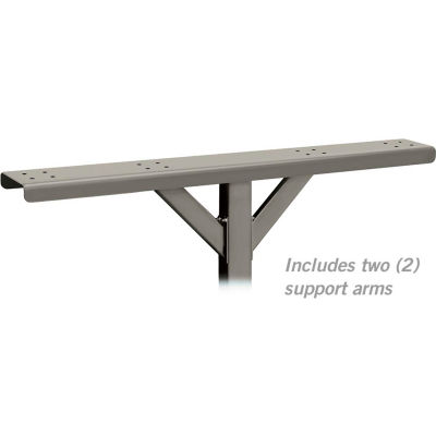 Spreader 4384D-NIC - 4 Wide with 2 Supporting Arms, for Designer Roadside Mailboxes, Nickel