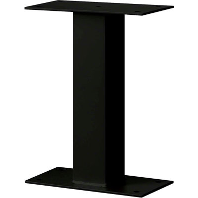 Standard Pedestal 4395BLK - Bolt Mounted, for Mail Package Drop Locker, Black