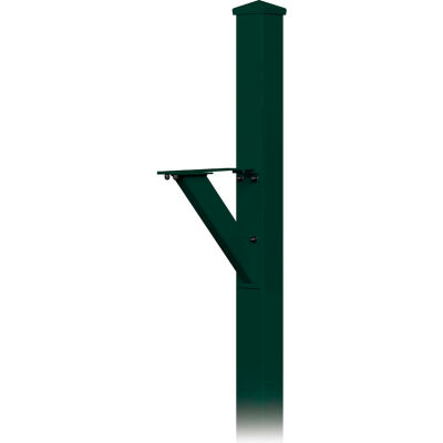 Decorative Mailbox Post 4825GRN - Modern, In-Ground Mounted, Green