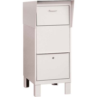 Courier And Collection Box 4975WHT - White, Private Access