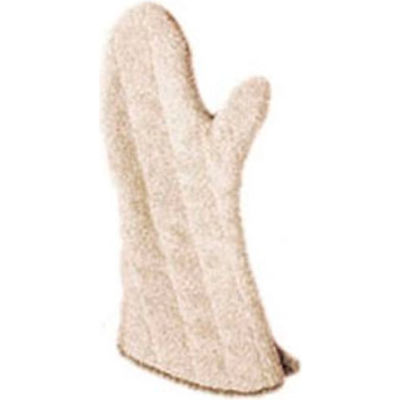 Oven Mitt, 17", W/Steam Barrier, Protects To 500° Tan