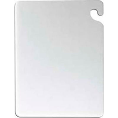 Kolorcut®Cutting Board / 12X18X1 / 2 / Grooved / White - Pkg Qty 6