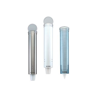 Small Pull-Type Water Cup, Stainless Steel - Pkg Qty 12