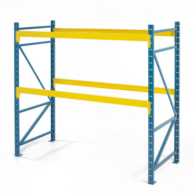 Steel King® SK3000® Pallet Rack 120"W x 48"D x 96"H 3320 Lbs. Cap. Per Level, Starter Unit