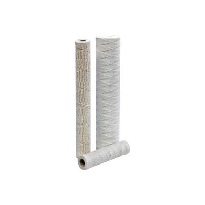 String Wound Industrial Bleached Cotton Cartridge W/ Poly Core 30", 10 Micron - Pkg Qty 15