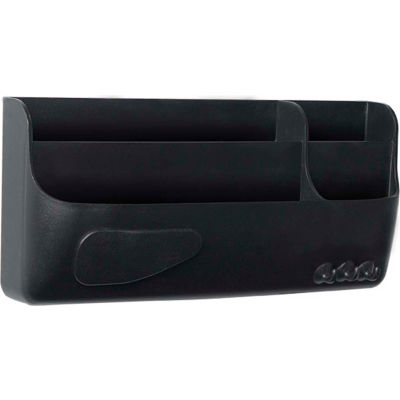 MasterVision Magnetic Accessory Storage Box Black