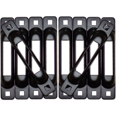 Snap-Loc™ Snaplocs E-Track Single Strap Anchors SLSBT10 - Black - 10 Pack