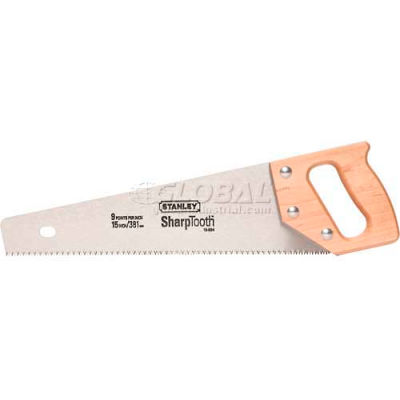 Stanley 15-334 SharpTooth™ Saw with Wood Handle 15", Resharpenable