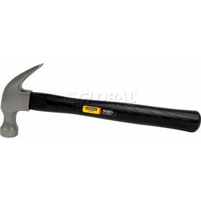 Stanley 51-616 Hickory Handle Nailing Hammer Curve Claw, 16 oz.