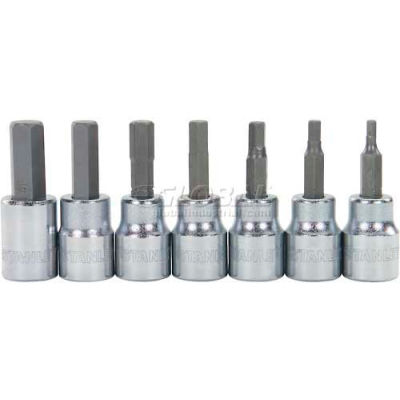 Stanley 85-708 3/8" Drive 7 Piece Metric Hex Bit Set