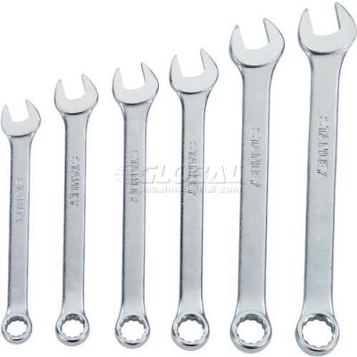 Stanley 85-927 6 Piece Full Polish Combination Wrench Set, 12 Point