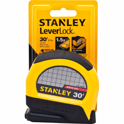 Stanley®  Leverlock® STHT30830L Tape Rule 1" X 30' Tape Measure