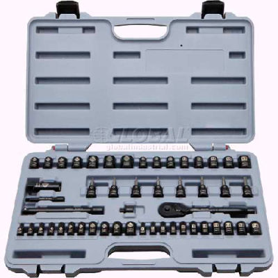 Stanley STMT71649 1/4" & 3/8" Drive 50 Piece Black Chrome Socket Set