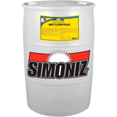 Simoniz® Wet Look Plus Acrylic Floor Sealer/Finish, 55 Gallon Drum - CS07500055