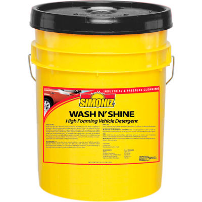 Simoniz® Wash N Shine Vehicle Detergent 5 Gallon Pail, Pkg Qty 1 - W4210005