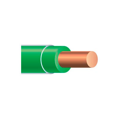 Southwire 11591501 Thhn 12 Gauge Building Wire, Solid Type, Green, 500 Ft - Pkg Qty 4