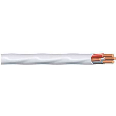 Southwire 63946822 Romex SIMpull ® Cable With Ground, White, 14/3 Awg, 50 Ft - Pkg Qty 5