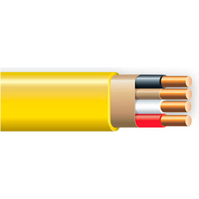 Southwire 63947623 Romex SIMpull ® Cable With Ground, Yellow, 12/3 Awg, 100 Ft - Pkg Qty 5
