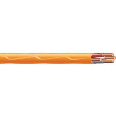 Southwire 63948422 Romex SIMpull ® Cable With Ground, Orange, 10/3 Awg, 50 Ft - Pkg Qty 5