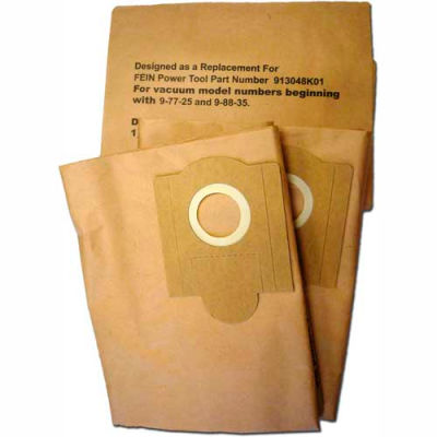 vacuum bag dust turbo iii paper fein bags cleaning floor parts globalindustrial replacement janitorial maintenance