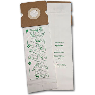 Rubbermaid - DVAC 1 Passreplacement Vacuum Bags - GK-VPB10