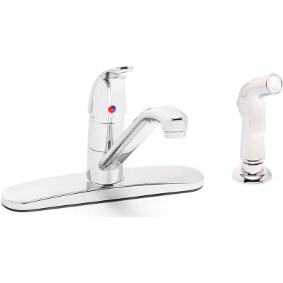 Speakman S-3762-E-HS Centerset Single Lever Kitchen Faucet With Hose & Spray Attachment