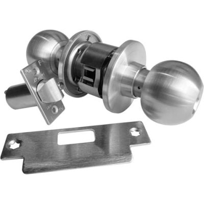 knobs duty heavy hardware entry lock extra ball locksets door stainless steel grade industrial doors globalindustrial parker framing building