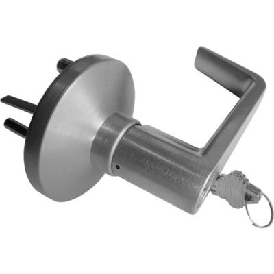 Solid Spindle Tailpiece - Lever Trim Dull Chrome Keyed To Bitting Y - Pkg Qty 2