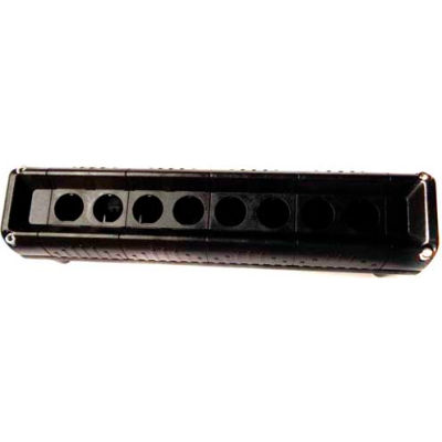 T.E.R., F71JB00000000001 VICTOR Wall Mount Control Station, Hull Only, 8 Button, Black