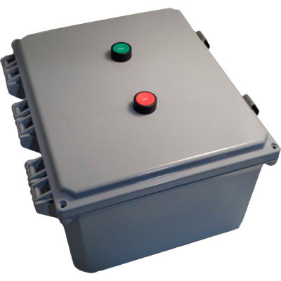 Encl Motor Starter, 50A, 3ph, direct-online voltage, 4X poly, Start/Stop, 240VAC coil, O/L 30-43A