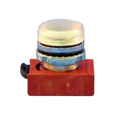 Springer Controls N5CLID, 22 mm Pilot Light Operator, chrome, clear poly lens.