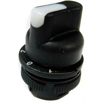 T.E.R., PRSL1858BI Transparent 1/0/2 Maint. Position Selector Switch, Use w/ MIKE & VICTOR Pendants