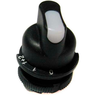 T.E.R., PRSL1859BIC Full White 0/1/1+2 Spring Returned Slector Switch, Use w/ MIKE & VICTOR Pendants