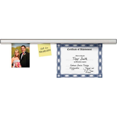 Advantus Grip-A-Strip Mounting Rail - 12" x 1-1/2"