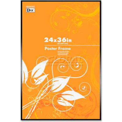 DAX Metal Poster Frames, DAXN1894U1T, 36" x 24", Black Frame, 1 Each