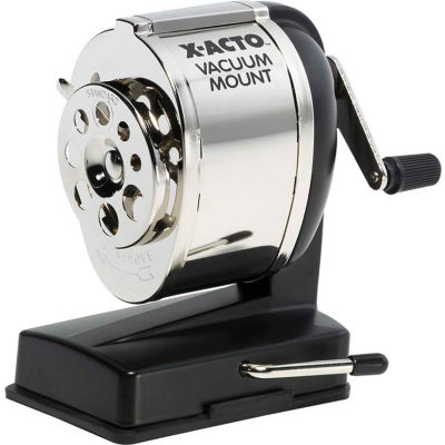 Elmer's® Mount Pencil Sharpener, 5-1/2"x3-4/5", 5-3/10", CE Recep., Black Base