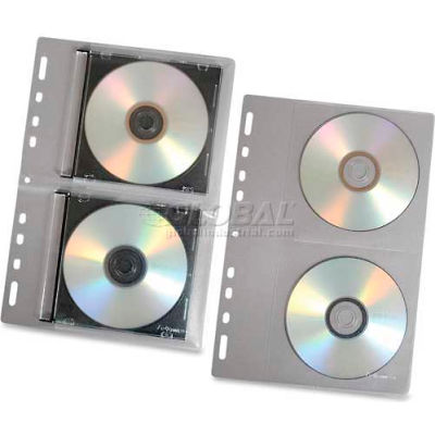 Fellowes® Loose-Leaf CD Binder Sheets, 95304, Letter Size, 10/Pk, Clear