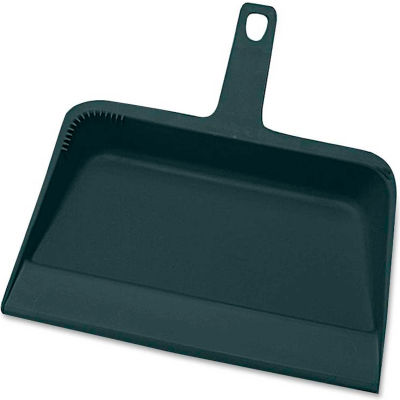 Genuine Joe Dust Pan, Heavy-Duty, 12", Black, GJO02406