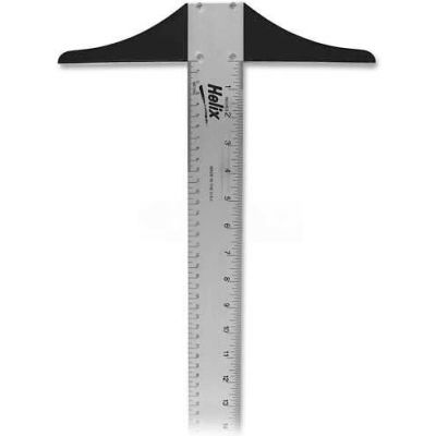 Helix® T-Square, 23602, Aluminum, 36"L, Black/Silver