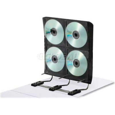 IdeaStream® Gapless Media Binder, FT07016, For DVD/CDs, 34 Pages, Holds 272, White