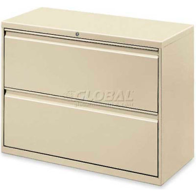 File Cabinets | Lateral | Lorell® 2-Drawer Lateral File ...