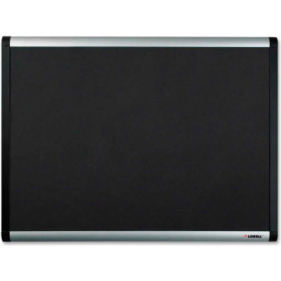 Lorell Mesh Bulletin Board with Silver/Black Frame, 48"W x 36"H