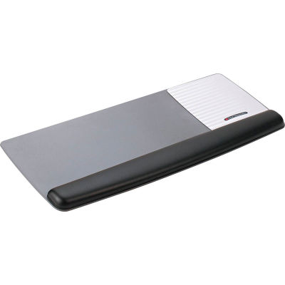 3M WR422LE Gel Wrist Rest Platform for Keyboard/Mouse, Black