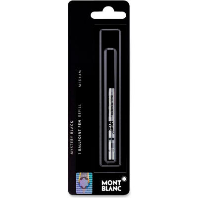 MontBlanc® Ballpoint Pen Refills, Black Ink, Medium Tip, 1 Each