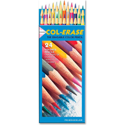 Prismacolor Col-Erase Pencils, Assorted Lead, Assorted Barrel, 24/Set