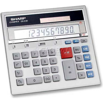 calculator digit globalindustrial sharp